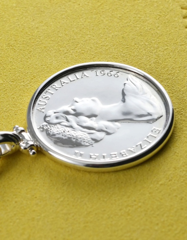 Von Treskow - 60th Anniversary (1966) 50C Coin Pendant