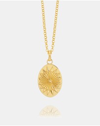 Rachel Jackson - Deco North Star Gold Necklace