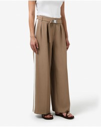 Forcast - Rowan Belted Contrast Pants