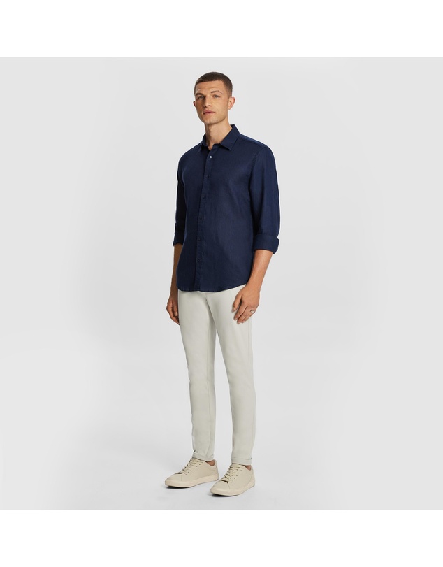 yd. - West Hampton Pure Linen Shirt