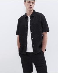 UNISON - Oversized Denim S/S Shirt