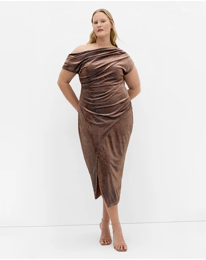 City Chic - Shimmy Midi Dress