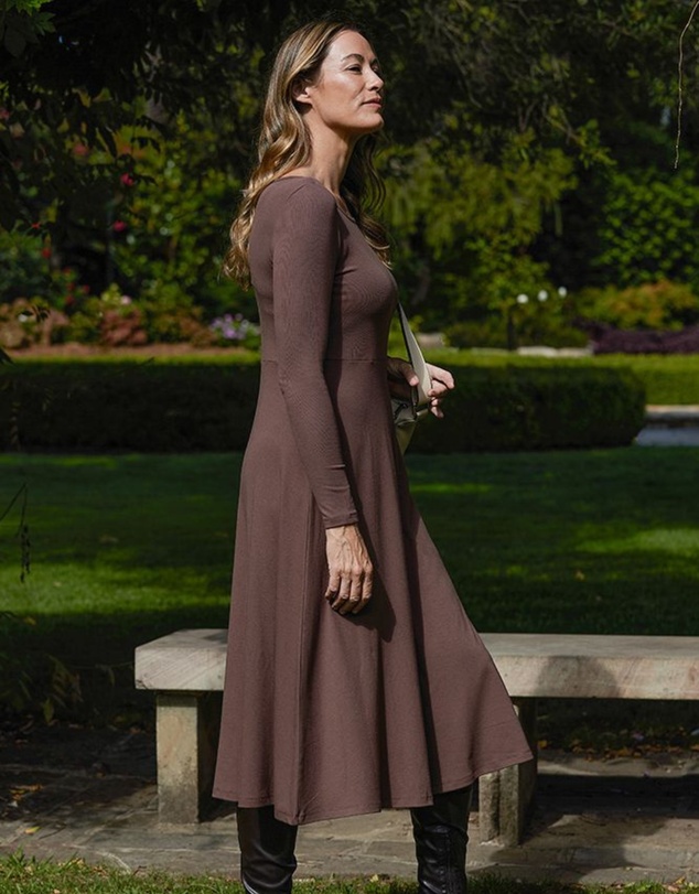 Bamboo Body - Ribbed Olivia Dress