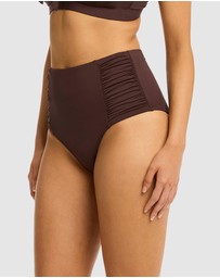 Sea Level Australia - Essentials Edit High Waist Gathered Side Pants