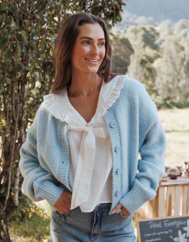 Petal & Pup - Lucah Cardigan - Baby Blue