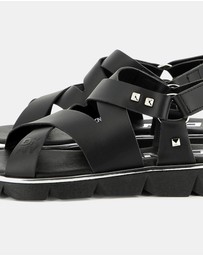 DKNY - Strappy Flat Sandals - Kids-Teens