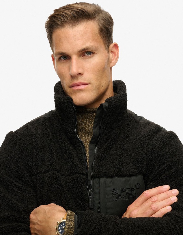 Superdry - Relaxed Fleece Trekker Jacket