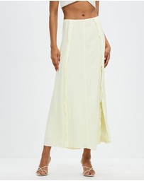 Third Form - Stroke Frill Maxi Skirt