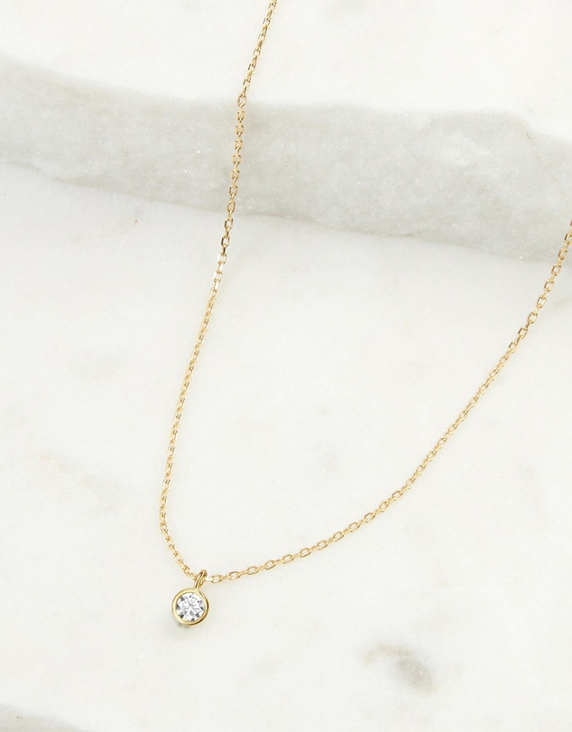 Luna Rae - Solid Gold - Diamond Sky Necklace
