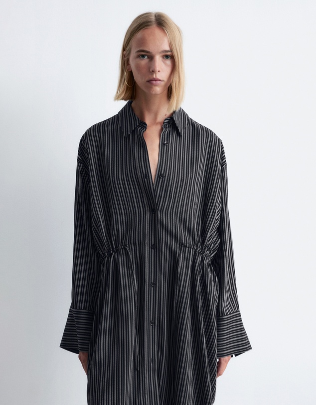 & Other Stories - Oversized Mini Shirt Dress