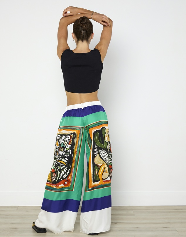 Cirkular - Pre-Loved - Christopher Esber Bandana Print Silk Pants