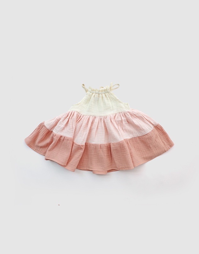 WITH LOVE FOR KIDS - Cotton Muslin Dress - Babies - Kids