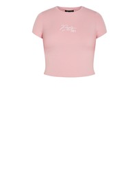 City Chic - Micro Print Tee
