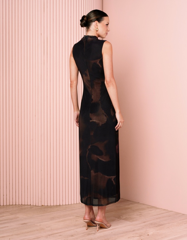 Azzurielle - Isolte Wrap Front Maxi Dress