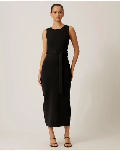 Tussah - Sarah Belted Midi Dress