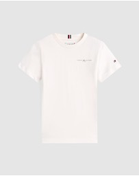 Tommy Hilfiger - Unisex Logo Crew Neck T-Shirt - Teens