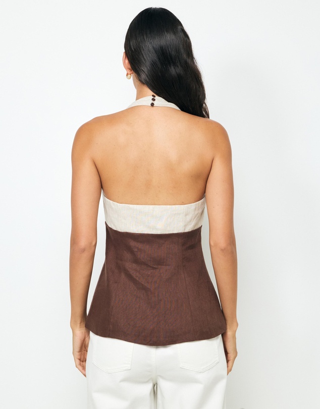 AERE - Enya Halter Top
