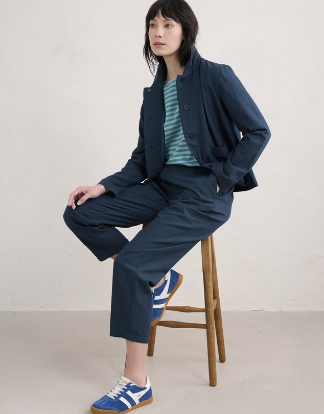 Seasalt - Seasalt Cornwall Navy Carnon Downs Jacket