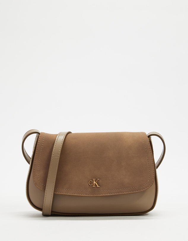 Calvin Klein - Brushed Flap Camera Bag