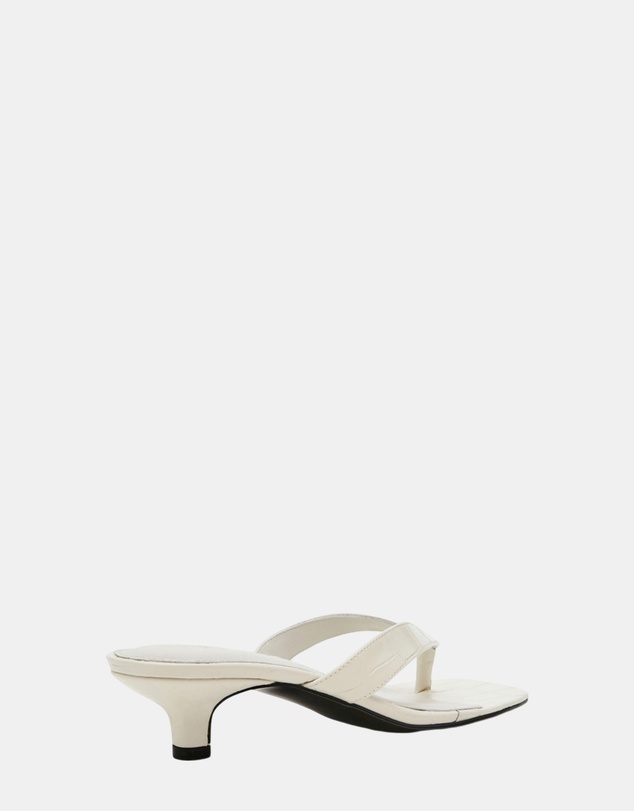 Steve Madden - Tracie White Croc Heels