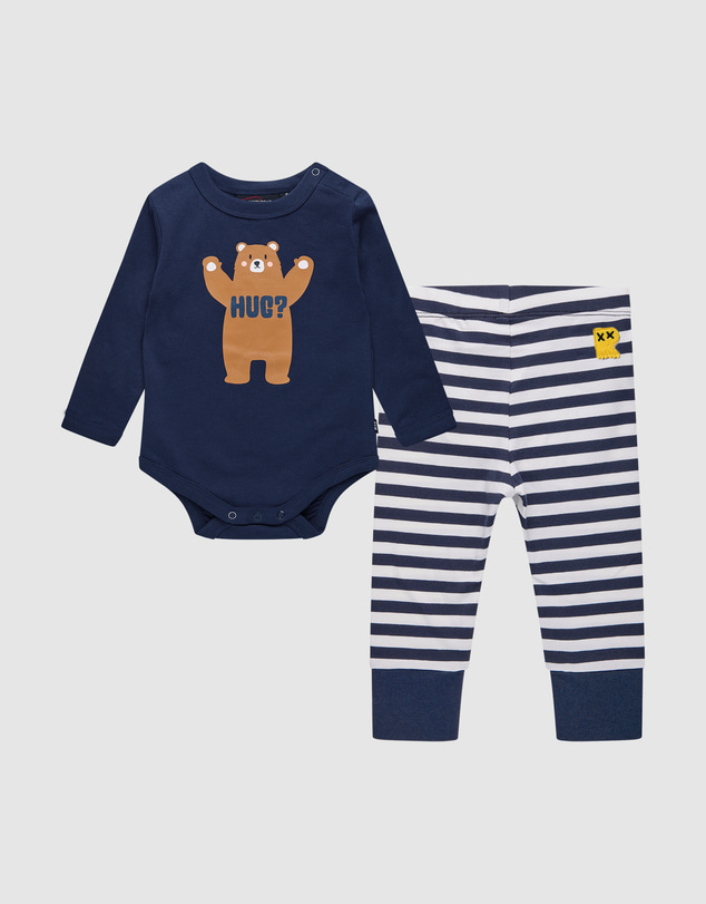 Rock Your Baby - Bear Hugs Bodysuit and Legging Set