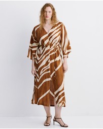 M.N.G - Printed Cotton Dress