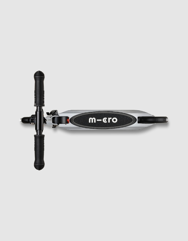 Micro Scooters - Micro Sprite Silverchrome 2 Wheel Folding Scooter with LED wheels