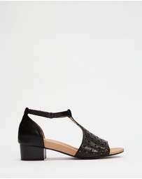 Mia Vita - Keen Heeled Sandal - Black
