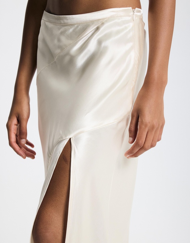 Lover - Margot Satin Midi Skirt