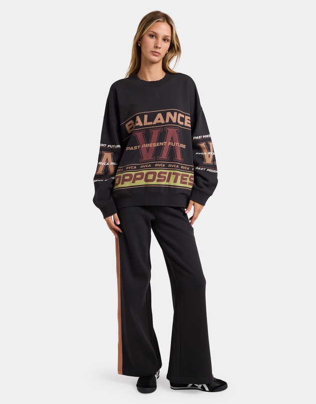 RVCA - Womens Puck It Pover Crew Neck