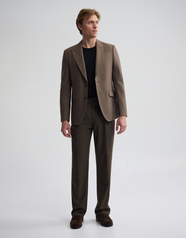 Oxford - Blake Wool Blend Peak Lapel Blazer
