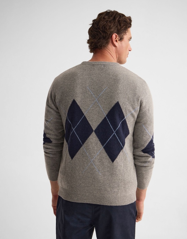 Oxford - Anton Wool Argyle Crew Neck