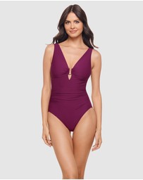 Magicsuit - Marquis Kristi Plunge One-Piece Shaping Swimsuit