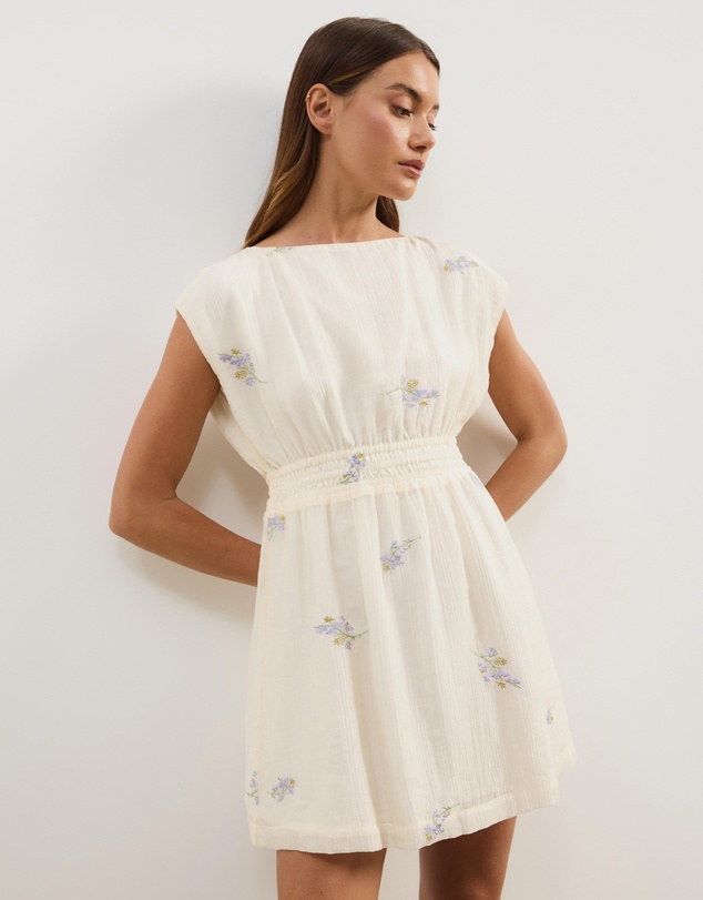 Atmos&Here - Embroidered Mini Dress