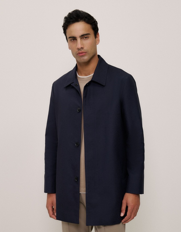 Trenery - Classic Mac Coat in Navy