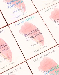 Salt by Hendrix - Sunrise Gua Sha - Rose Quartz
