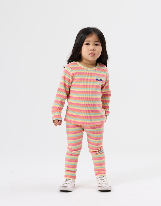 Goldie + Ace - Essential Stripe Rib Top - Babies-Kids