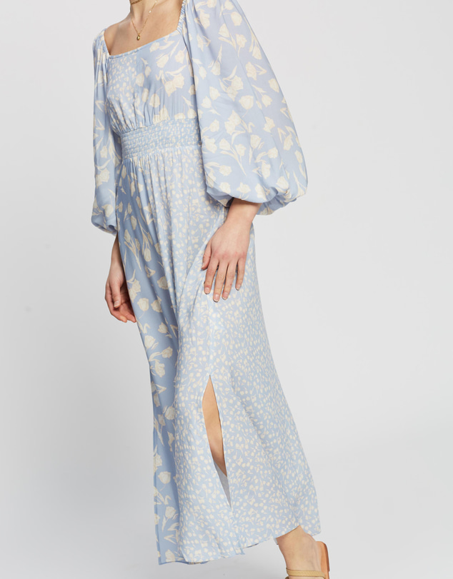 Peony - Spliced Midi Dress