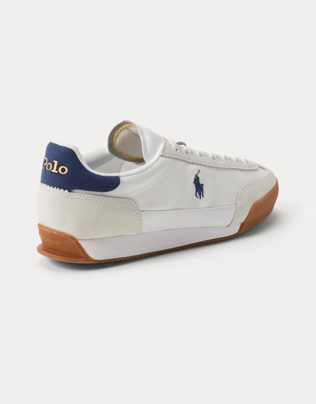 Polo Ralph Lauren - Leather-Suede Low-Top Sneakers - Women's