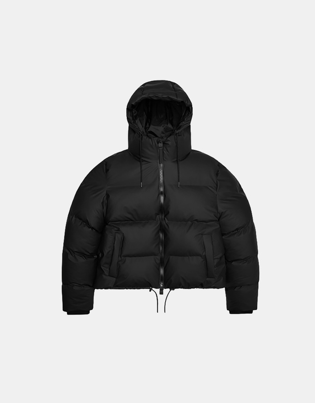 RAINS - Women's Alta Short Puffer Jacket Black