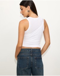 Dazie - Sage Double Layer Top
