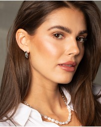 Mestige - De Sol Hoops - Silver Plated