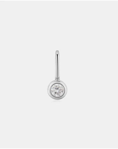 Ania Haie - Silver Bezel Set Charm