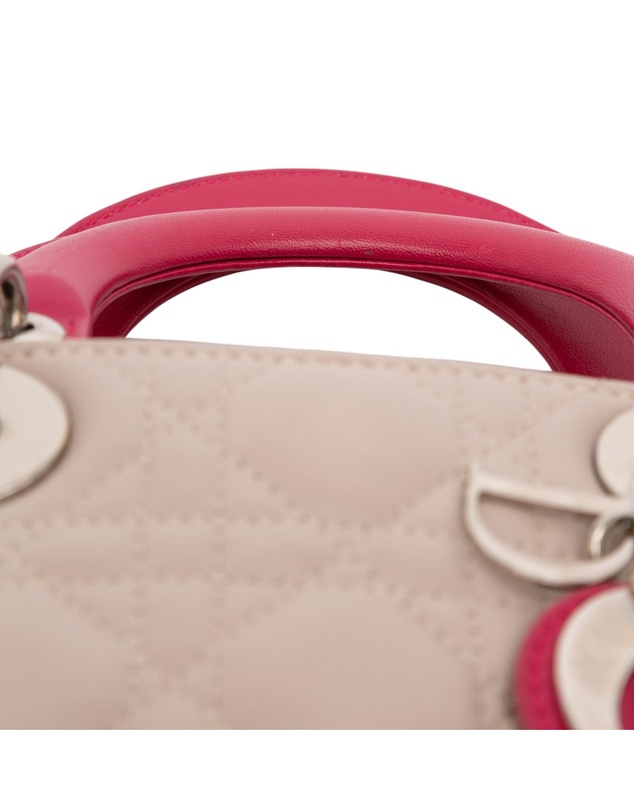 Pre-Loved by Azura Reborn - Pre-Loved Mini Tricolor Lambskin Cannage Lady Dior