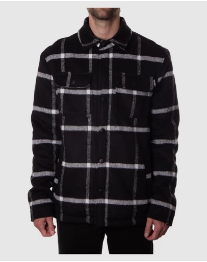 Fallen Footwear - Mens Lamb Jacket Black