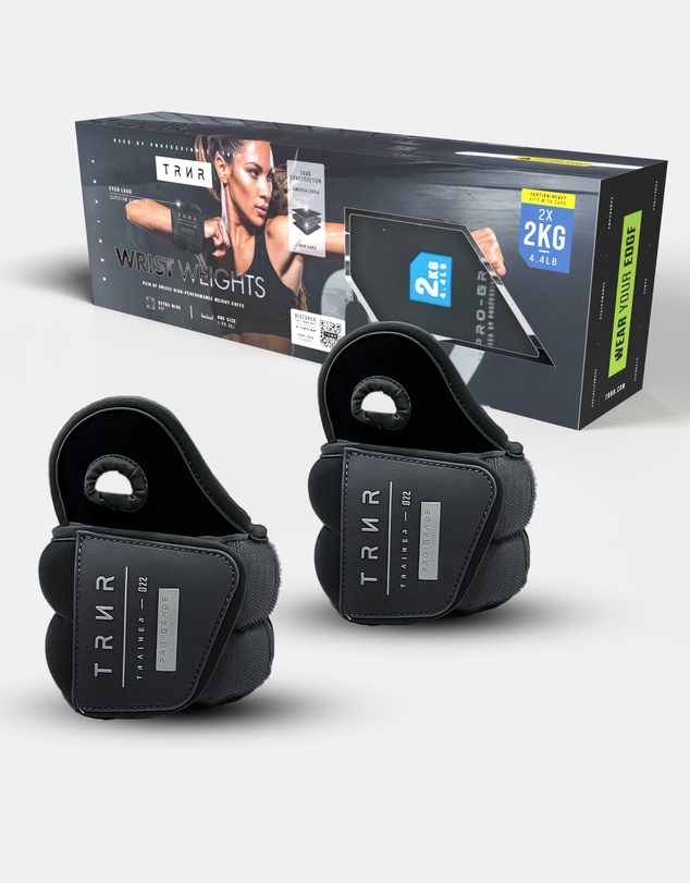 TRNR - Wrist Weights 2kg Pair