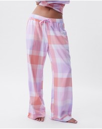 Bras N Things - Azlin Long Pant - Print Check