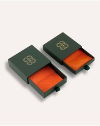 Ottoman Hands - Angelica Hand and Pearl Huggie Earrings