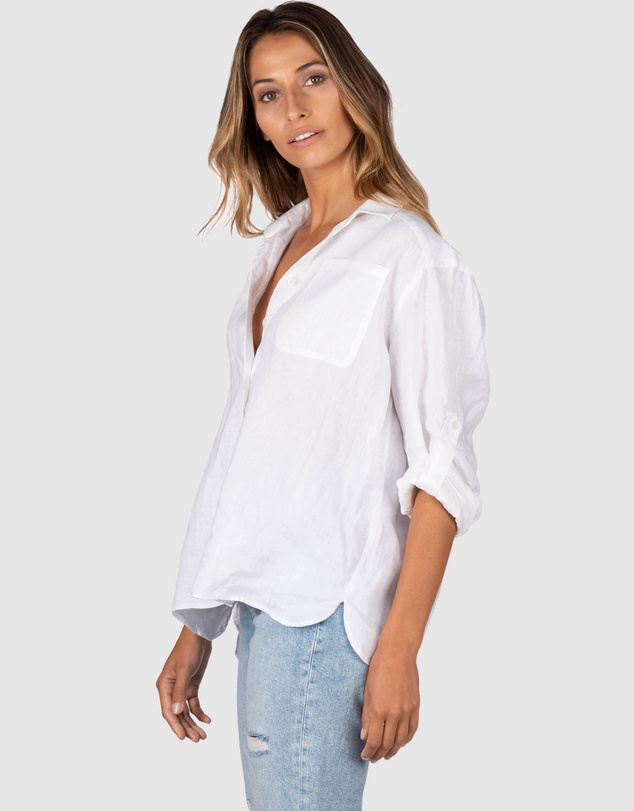 CAMIXA - Luna Oversize Linen Shirt