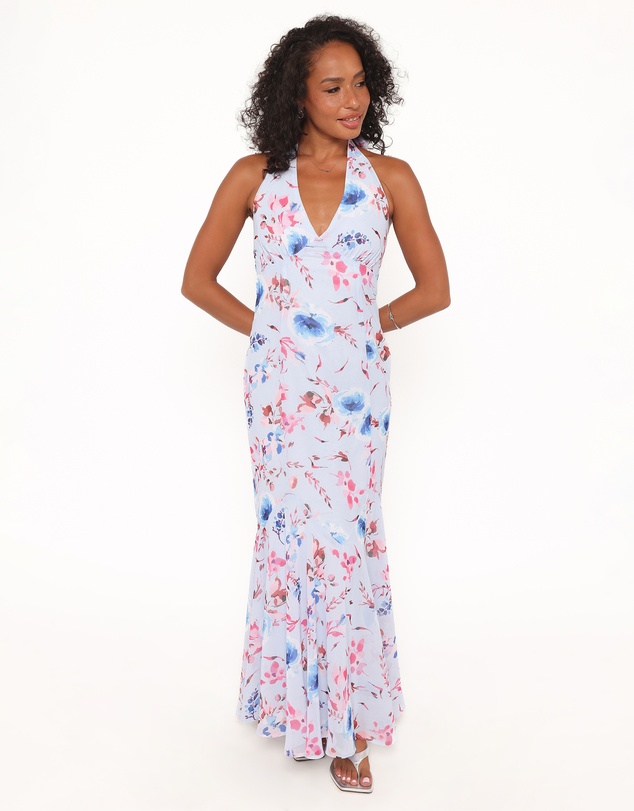 Petal & Pup - Lavie Maxi Dress - Blue Floral